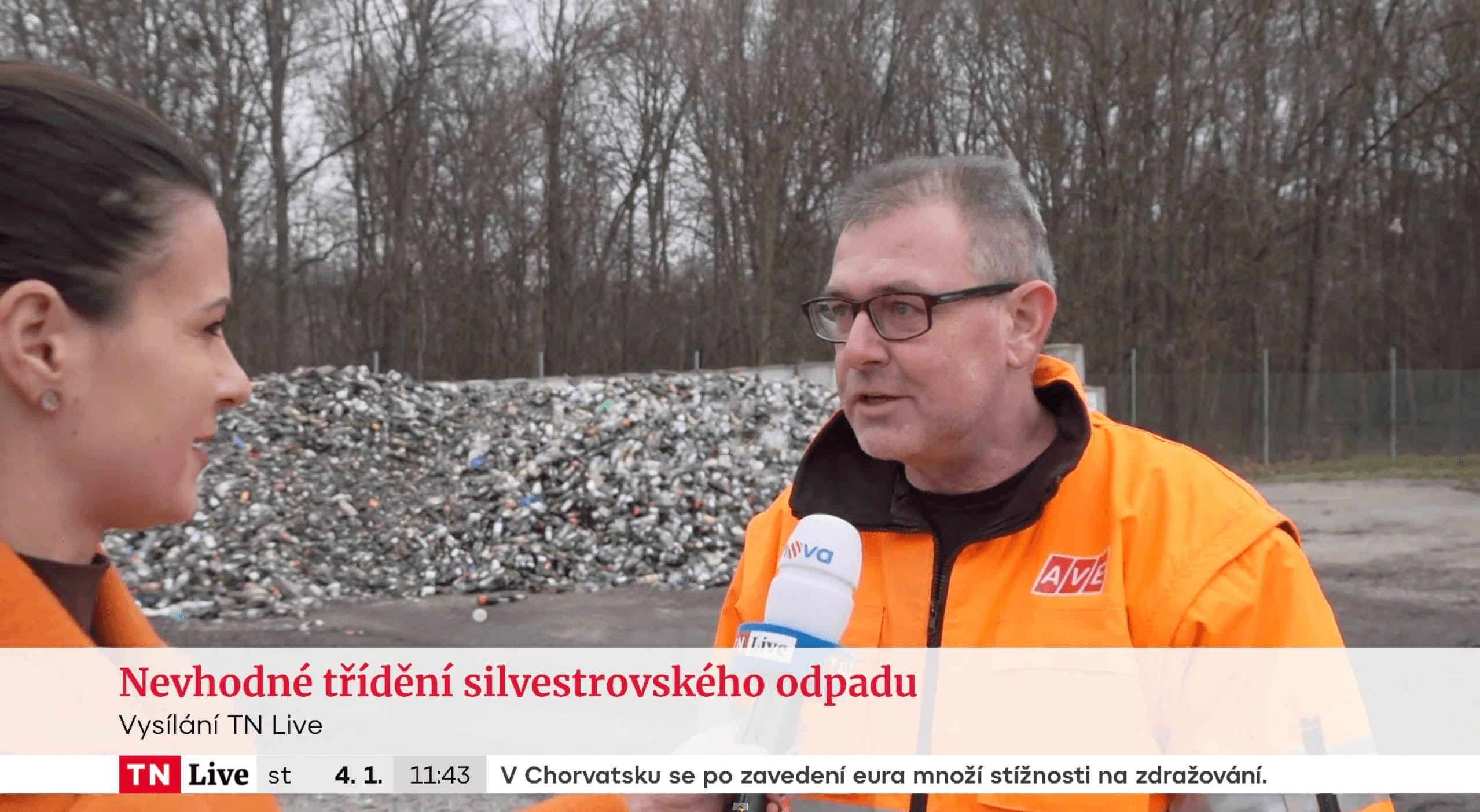 Tříděný odpad se po svátcích značně navýší